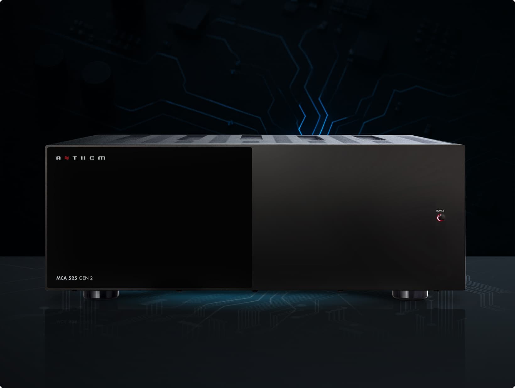 Close-up of MCA 525 Gen 2 front panel